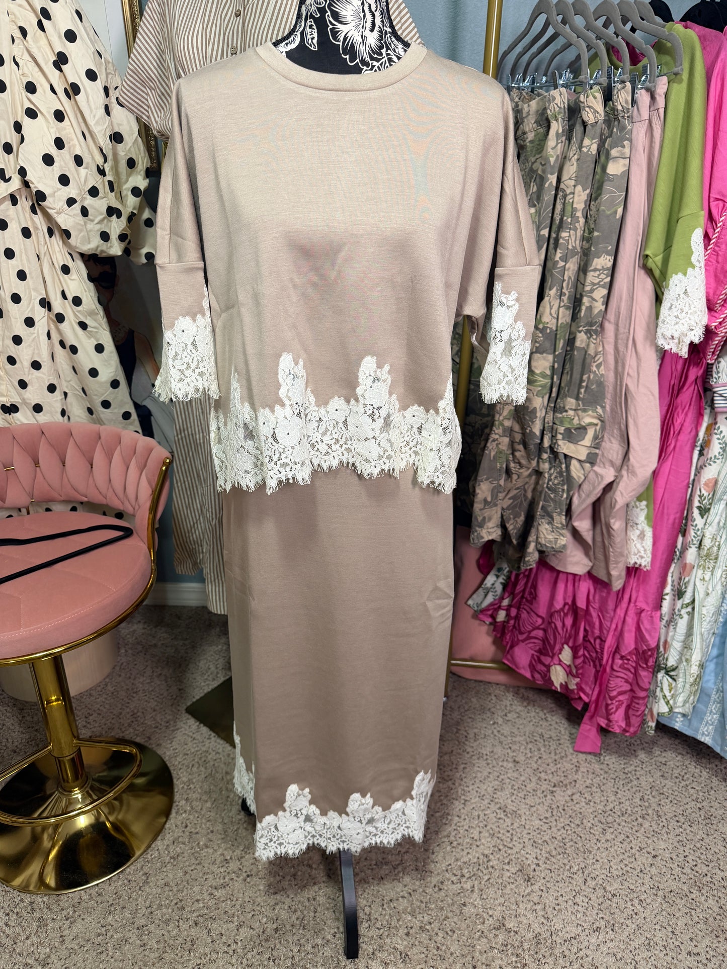 Latte and Lace Set