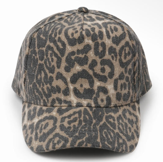 Vintage Leopard Hat
