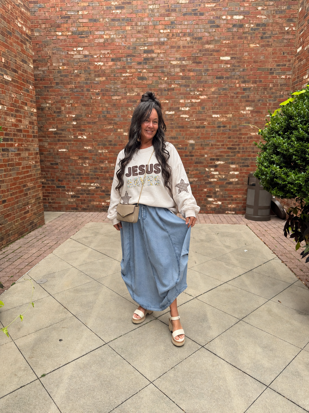 “Jesus Saves” Pullover