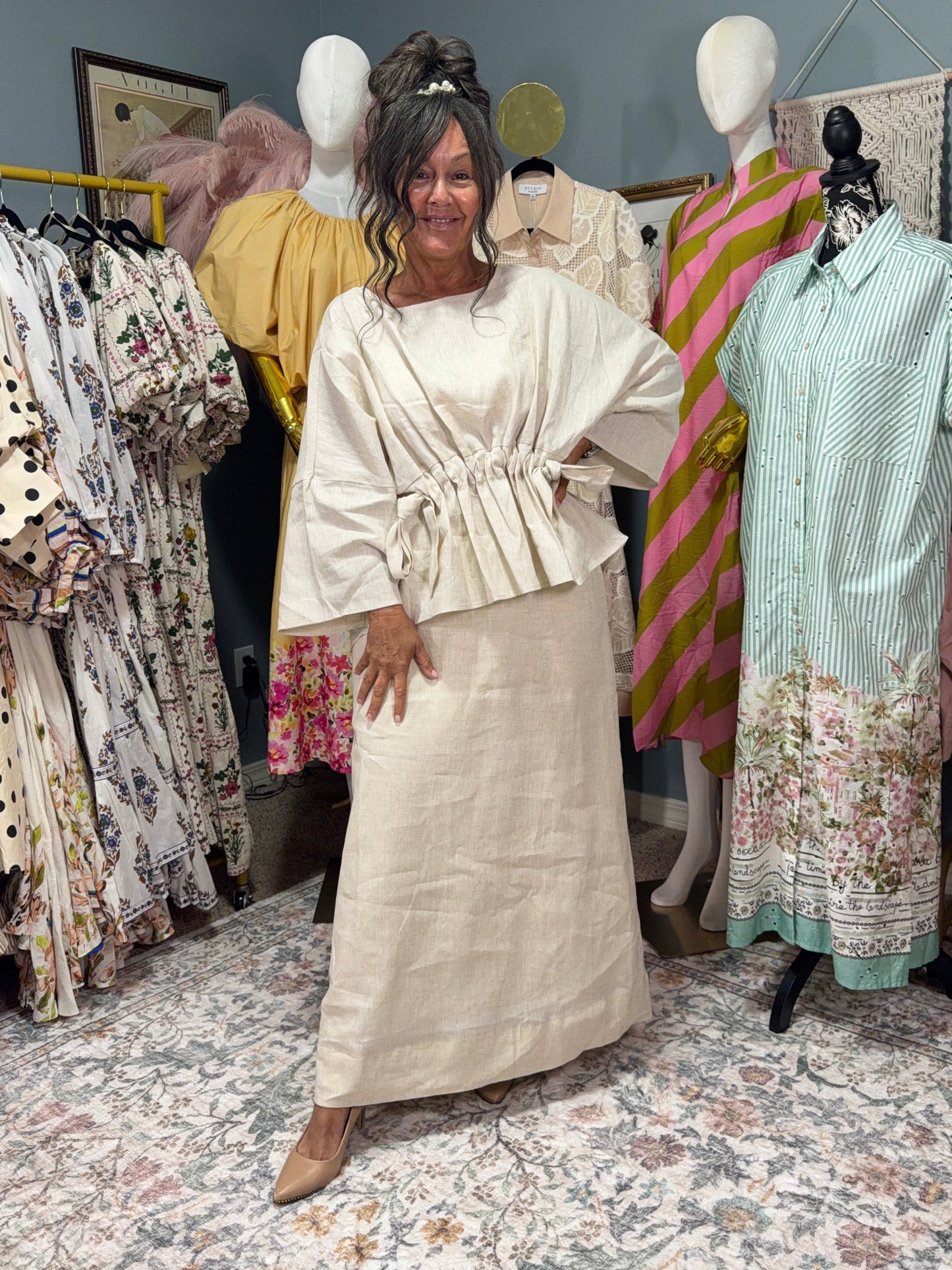 Serenity Linen Skirt