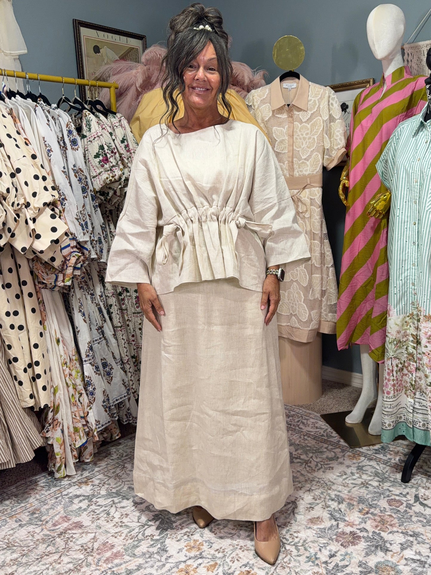 Serenity Linen Skirt